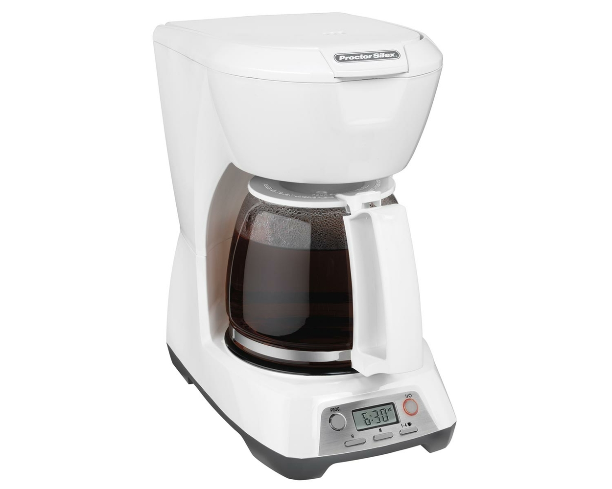 Programmable 12 Cup Coffee Maker (white)-43671