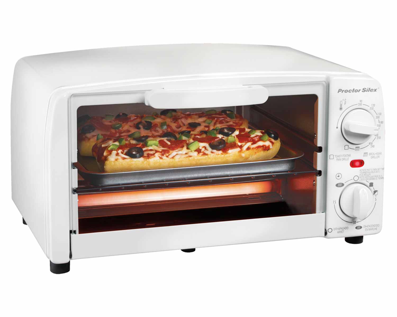 Toaster Oven Broiler (white)-31116R Small Size