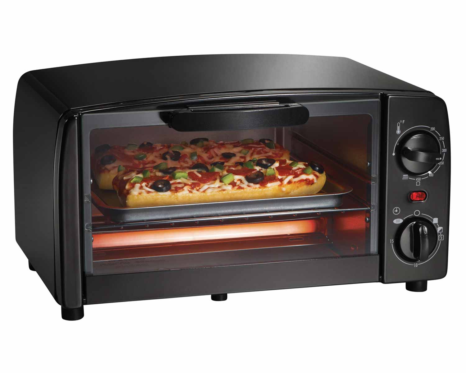 Toaster Oven Broiler (black)-31118R Small Size