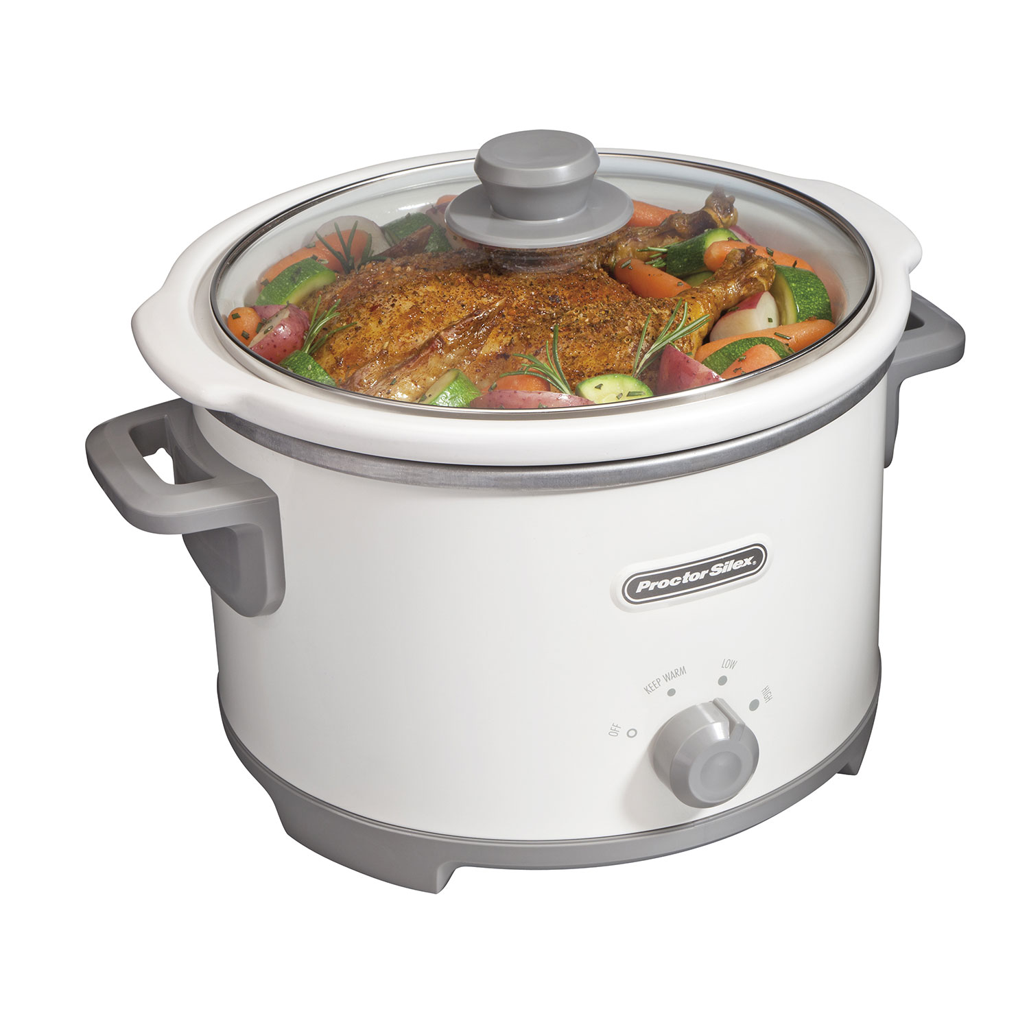 4 Quart Slow Cooker (white)-33042 Small Size