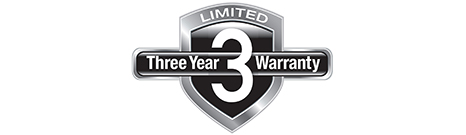 3 Year Warranty