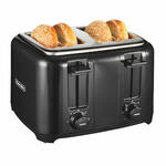wide slot 4-slice (black)